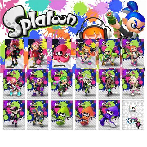 splatoon 2 amiibo nfc cards|Splatoon 3 amiibo gear list.